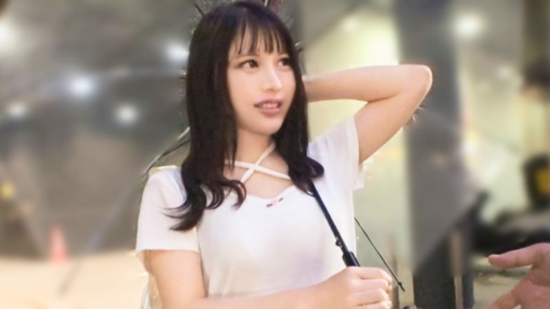 〔素人ナンパ〕デカチンに興味津々な21歳美大生は巨根でM女が開花！潮吹きセックスでアクメ！口元射精もお掃除フェラでペロリ