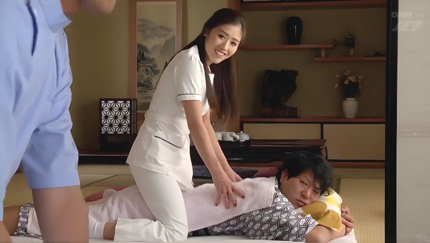 温泉旅館への出張マッサージで人妻がセクハラ痴漢され指名続発！盗撮映像で発覚する美乳妻の不倫寝取られセックス〔エロドラマ〕